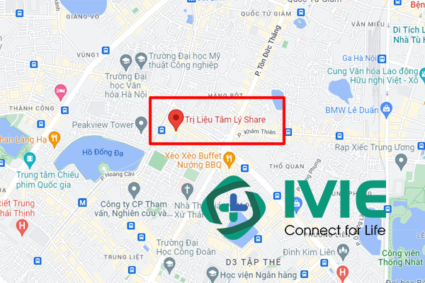 Địa chỉ chi tiết của trung tâm tư vấn tâm lý Share